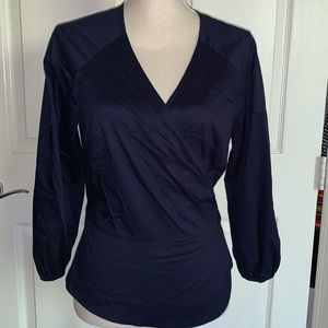 G.I.L.I. Wrap Blue Top